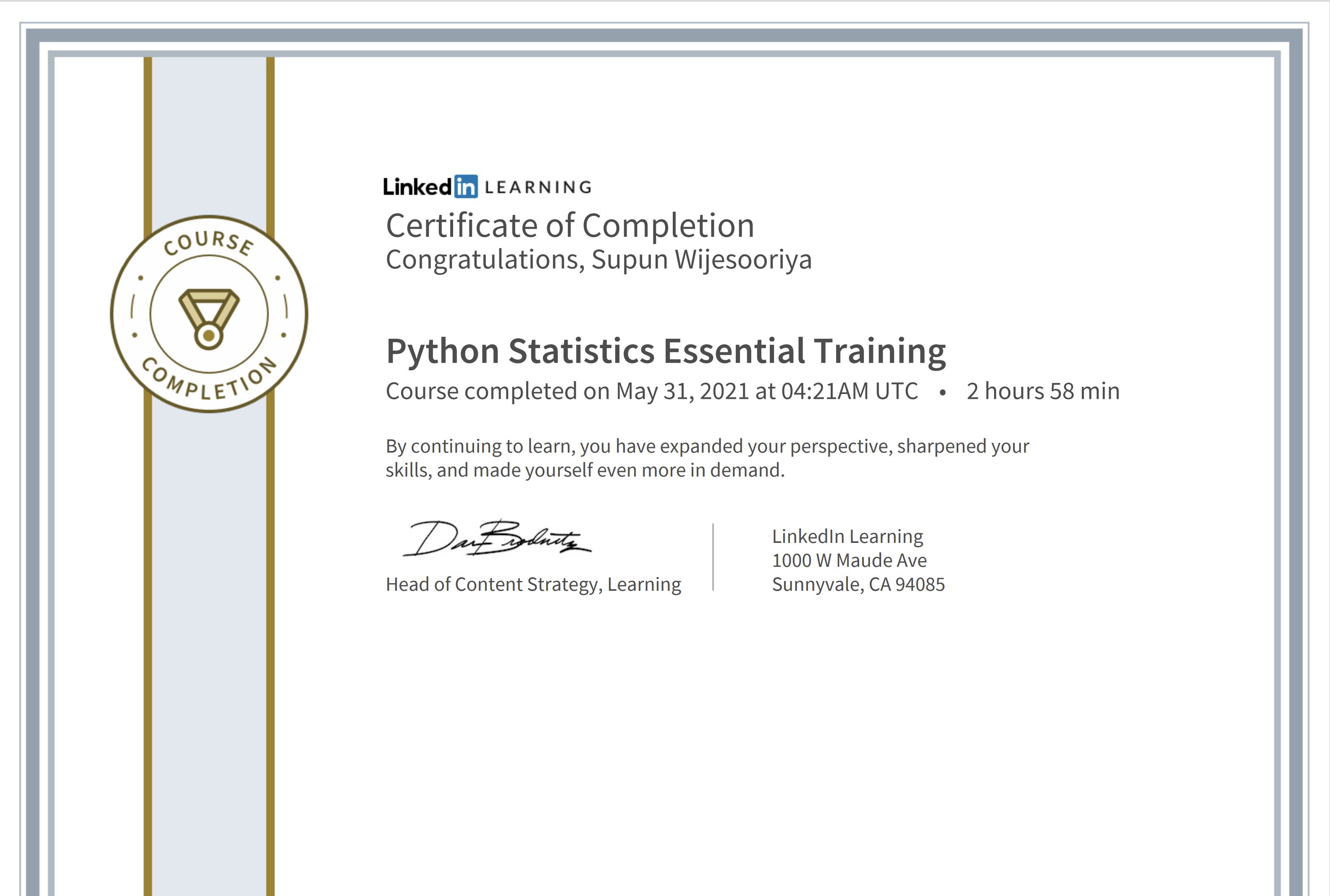 Python Statistics