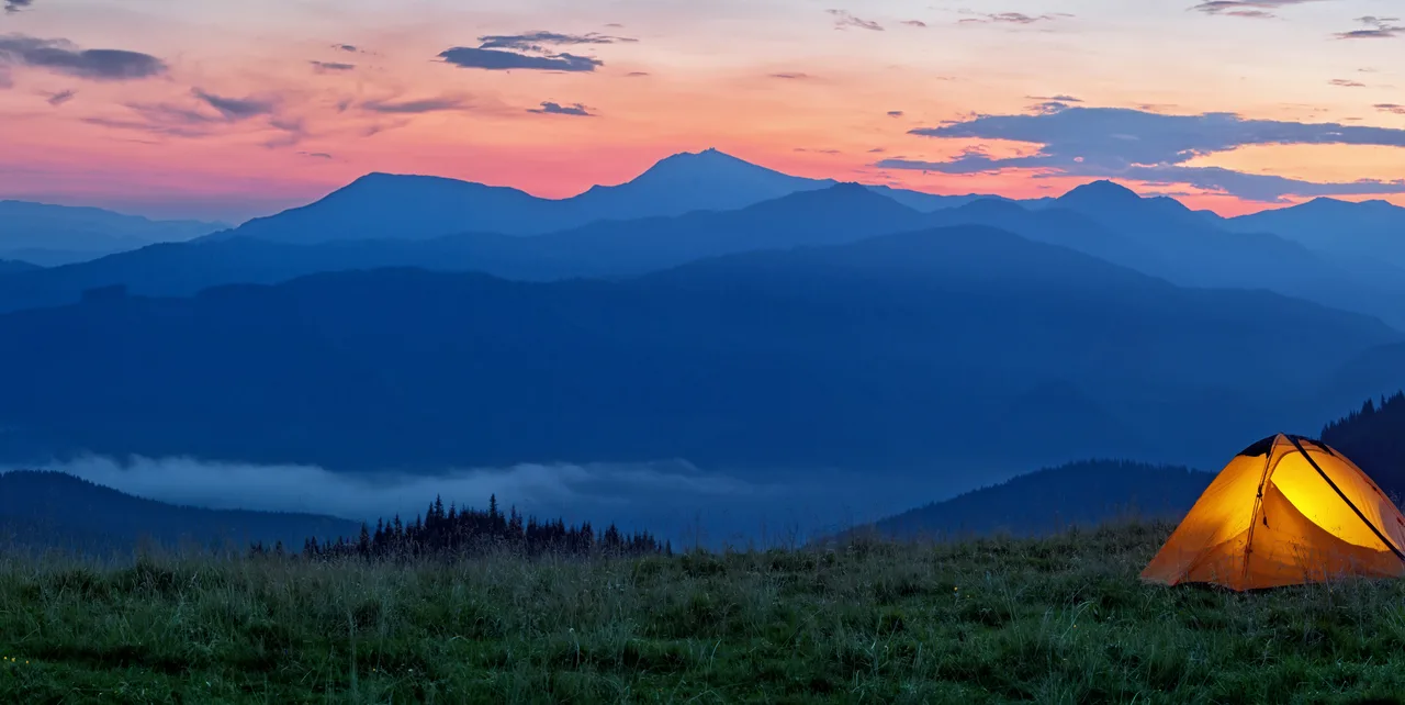 Camping in the Hills