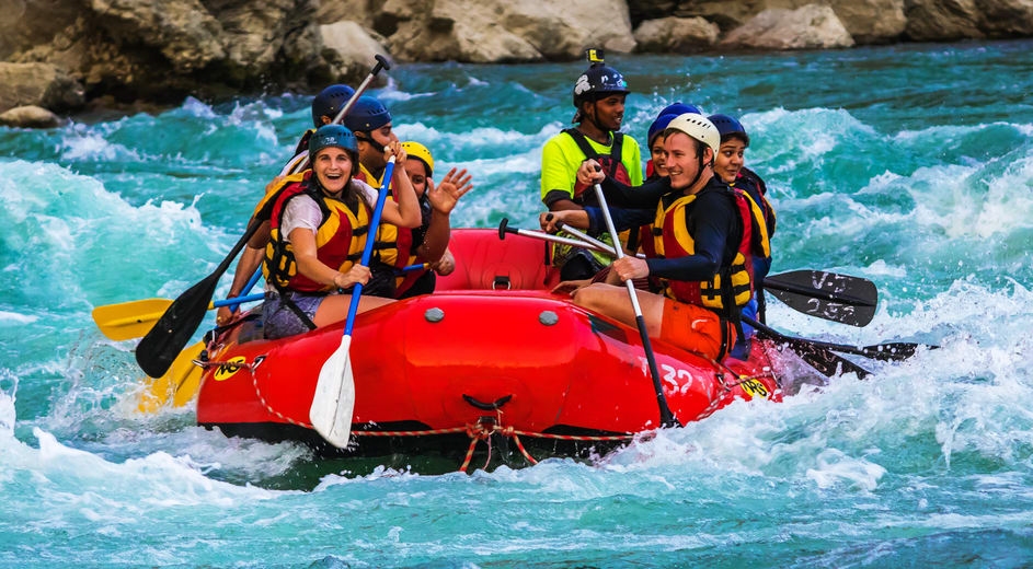 Rafting at Kitulgala